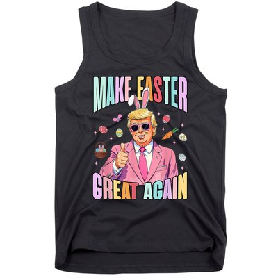 Make Easter Great Again Funny Trump Bunny Spring Hunt Eggs Tank Top