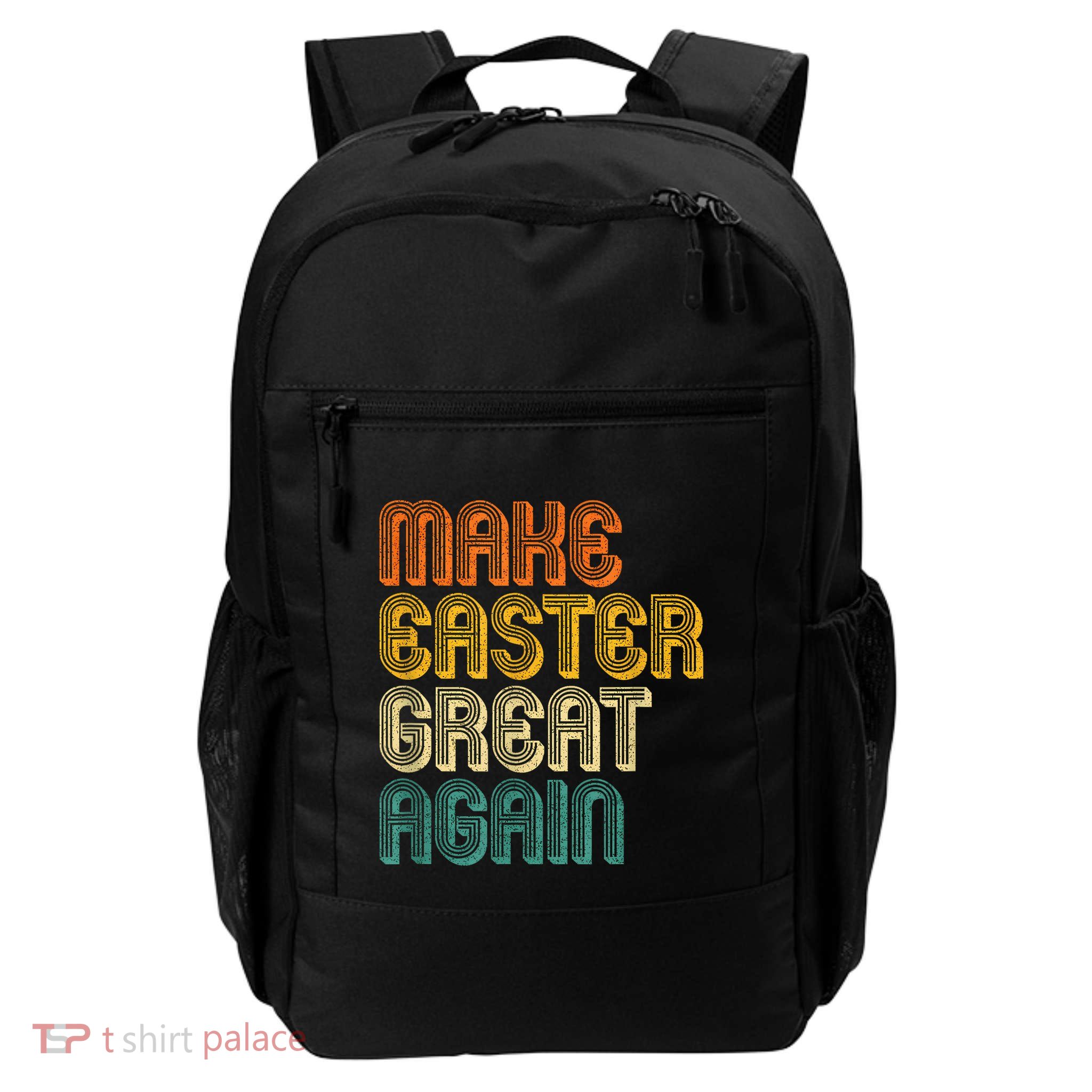Make Easter Great Again Trump Retro Vintage Backpack