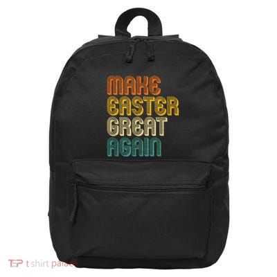 Make Easter Great Again Trump Retro Vintage 16 in Basic Backpack