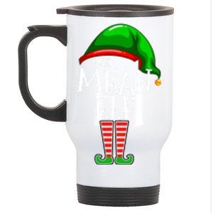 Mean Elf Group Matching Family Christmas Gift Holiday Funny Gift Stainless Steel Travel Mug