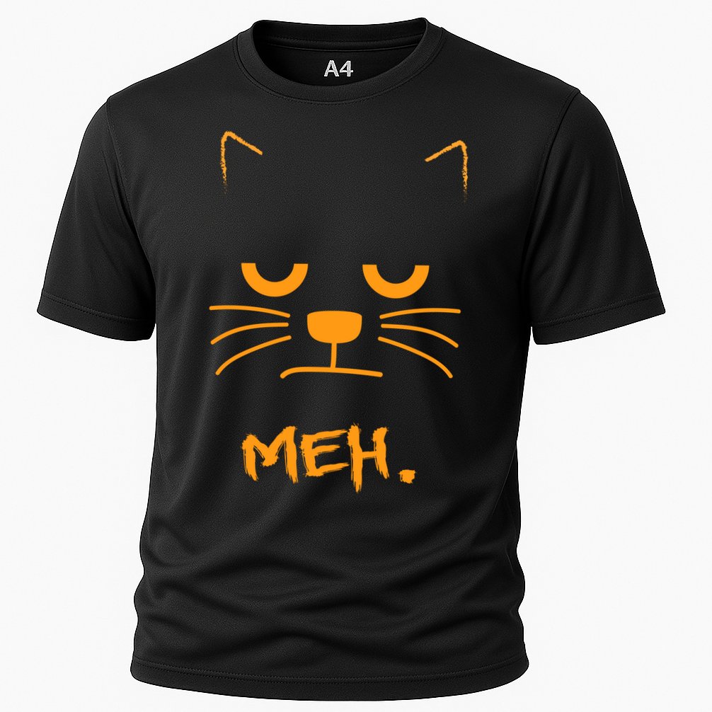 Meh. Angry Cat Performance Shirt