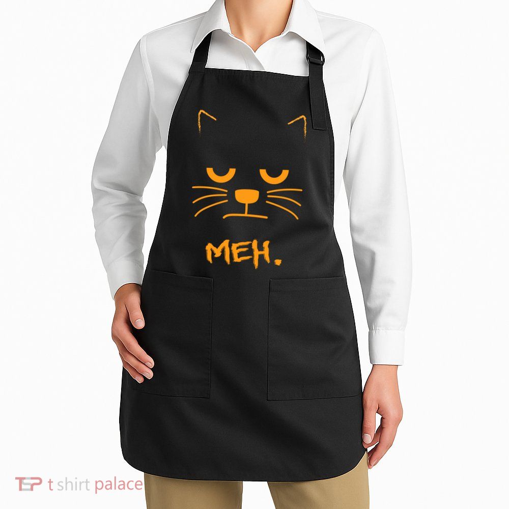 Meh. Angry Cat Apron