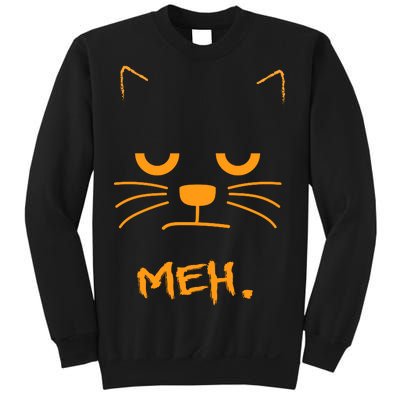 Meh. Angry Cat Sweatshirt