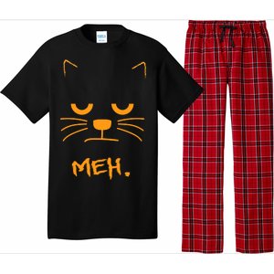 Meh. Angry Cat Pajama Set