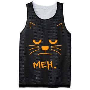 Meh. Angry Cat Mesh Reversible Basketball Jersey Tank