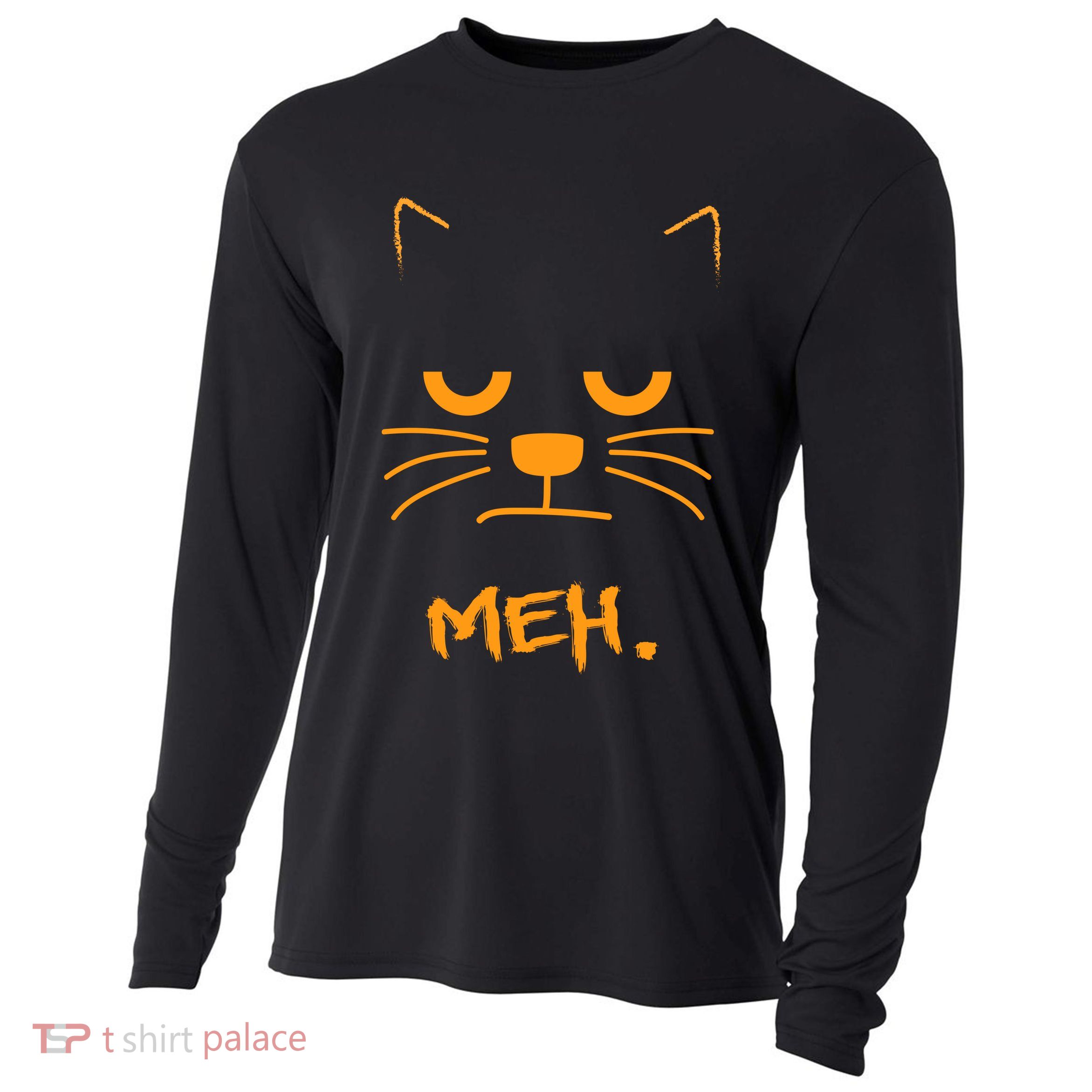 Meh. Angry Cat Cooling Performance Long Sleeve Crew