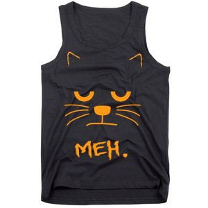 Meh. Angry Cat Tank Top