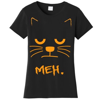 Meh. Angry Cat Women's T-Shirt