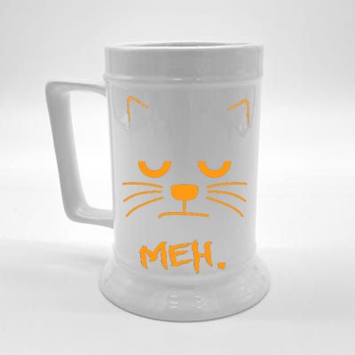 Meh. Angry Cat Beer Stein