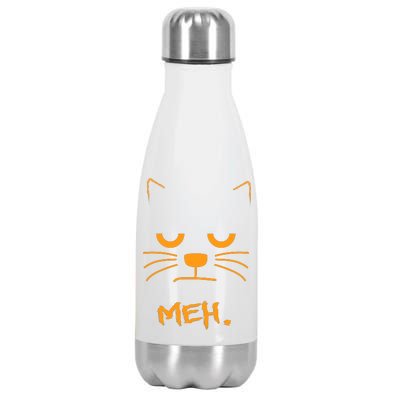 Meh. Angry Cat Stainless Steel Insulated Water Bottle