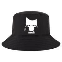 Meh Cat Funny Meme Cool Comfort Performance Bucket Hat