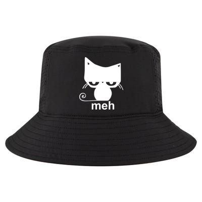 Meh Cat Funny Meme Cool Comfort Performance Bucket Hat