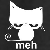 Meh Cat Funny Meme Cool Comfort Performance Bucket Hat