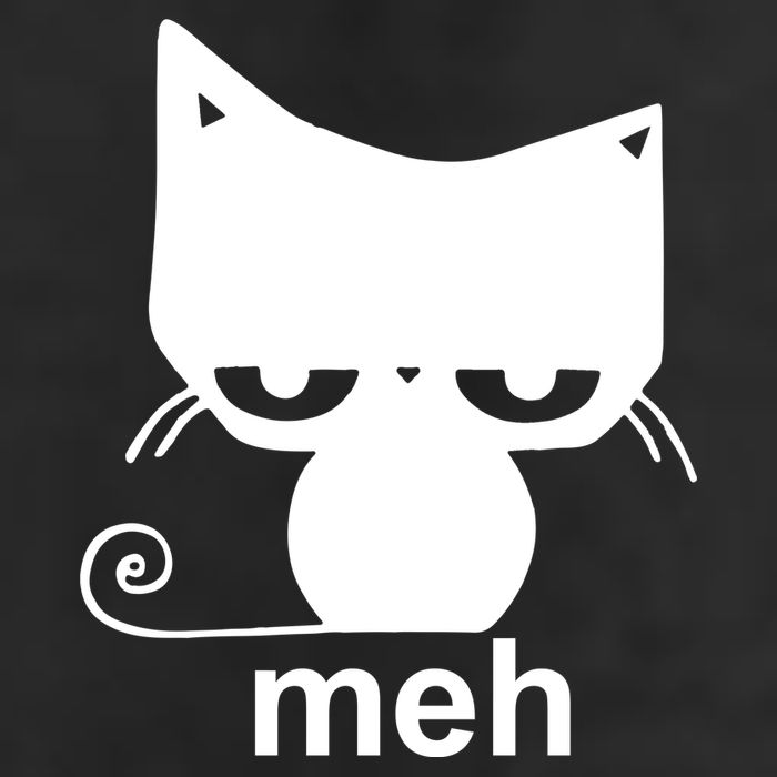 Meh Cat Funny Meme Cool Comfort Performance Bucket Hat