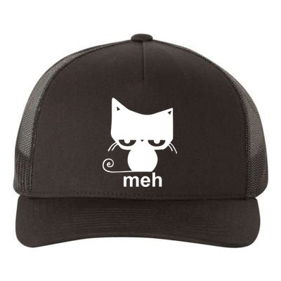 Meh Cat Funny Meme Yupoong Adult 5-Panel Trucker Hat