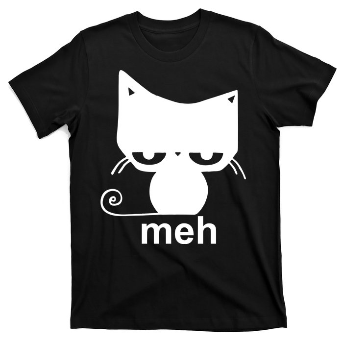 Meh Cat Funny Meme T-Shirt