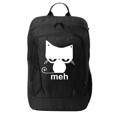 Meh Cat Funny Meme City Backpack