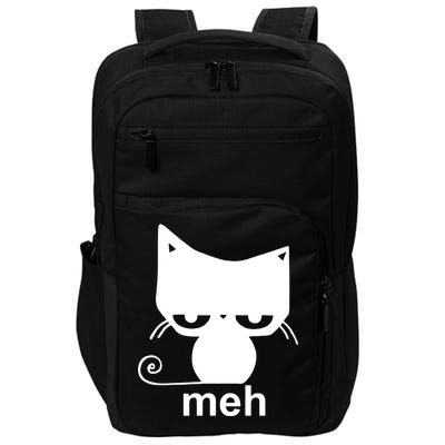 Meh Cat Funny Meme Impact Tech Backpack