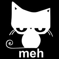 Meh Cat Funny Meme Button