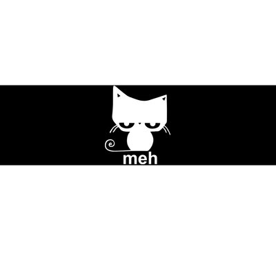 Meh Cat Funny Meme Bumper Sticker