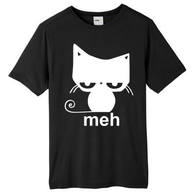 Meh Cat Funny Meme Tall Fusion ChromaSoft Performance T-Shirt