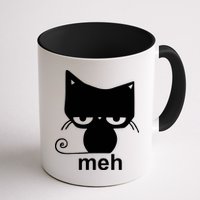 Meh Cat Funny Meme Mug