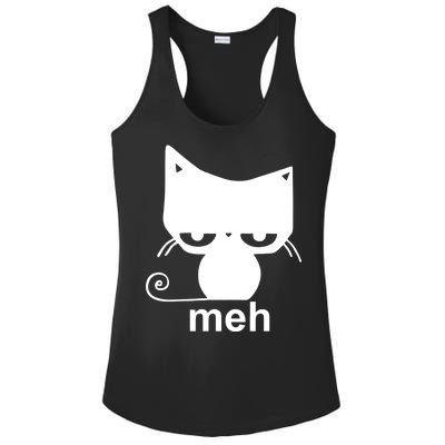 Meh Cat Funny Meme Ladies PosiCharge Competitor Racerback Tank