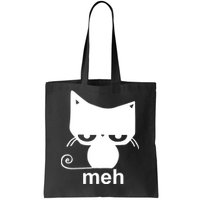 Meh Cat Funny Meme Tote Bag