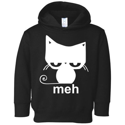 Meh Cat Funny Meme Toddler Hoodie