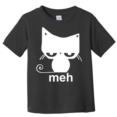 Meh Cat Funny Meme Toddler T-Shirt