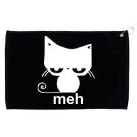 Meh Cat Funny Meme Grommeted Golf Towel