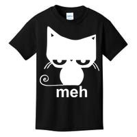 Meh Cat Funny Meme Kids T-Shirt