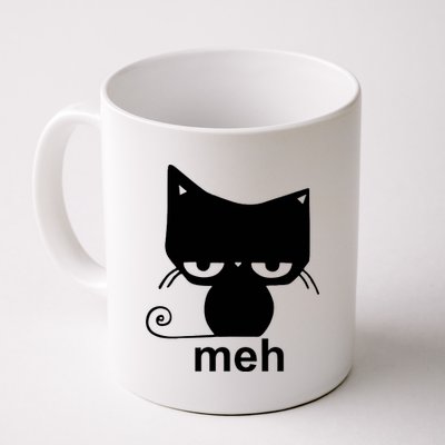 Meh Cat Funny Meme Coffee Mug