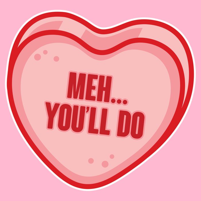 Meh You'll Do Funny Anti Valentine Doggie Tank