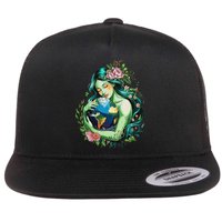 Mother Earth Hugging Planet Cool Earth Day Save Our Planet Flat Bill Trucker Hat