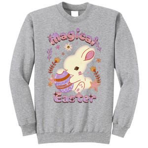 Magical Easter, Happy Easter Day, Cute Rabbit Bunny Hug Egg Tall Sweatshirt