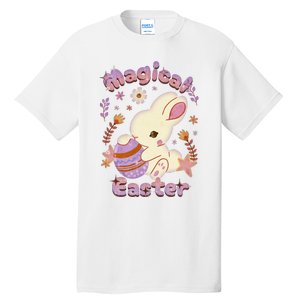 Magical Easter, Happy Easter Day, Cute Rabbit Bunny Hug Egg Tall T-Shirt