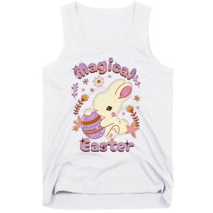 Magical Easter, Happy Easter Day, Cute Rabbit Bunny Hug Egg Tank Top