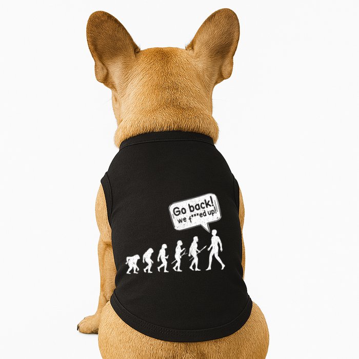 Mankind Evolution Human Experiment Gone Wrong Doggie Tank