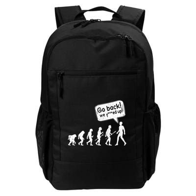 Mankind Evolution Human Experiment Gone Wrong Backpack