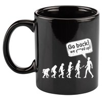 Mankind Evolution Human Experiment Gone Wrong 11oz C Handle Ceramic Mug
