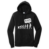 Mankind Evolution Human Experiment Gone Wrong Women's Pullover Hoodie