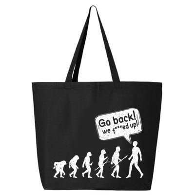 Mankind Evolution Human Experiment Gone Wrong 25L Jumbo Tote