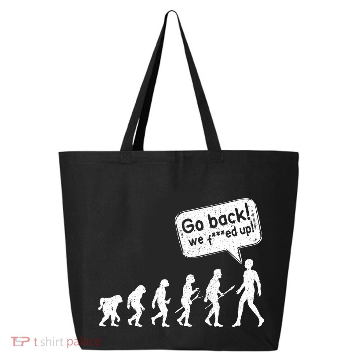 Mankind Evolution Human Experiment Gone Wrong 25L Jumbo Tote