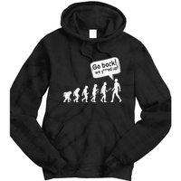 Mankind Evolution Human Experiment Gone Wrong Tie Dye Hoodie