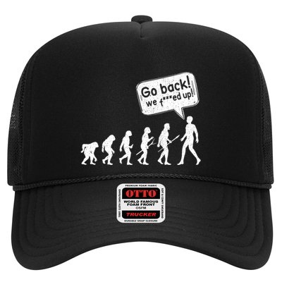 Mankind Evolution Human Experiment Gone Wrong Trucker Hat