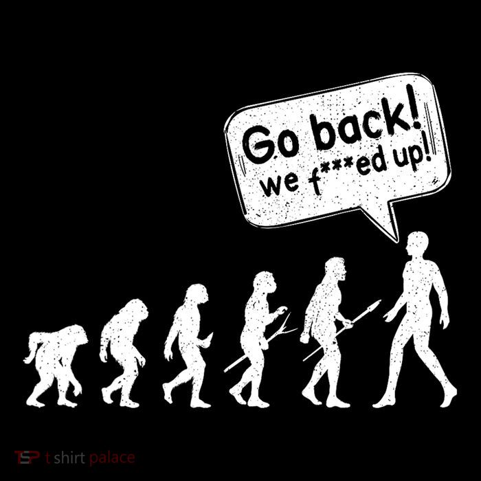 Mankind Evolution Human Experiment Gone Wrong Tall Hoodie