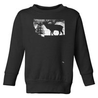 Montana Elk Hunter Toddler Sweatshirt