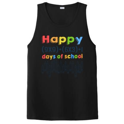 Math Equation Happy 100 Days Of School Gift PosiCharge Competitor Tank