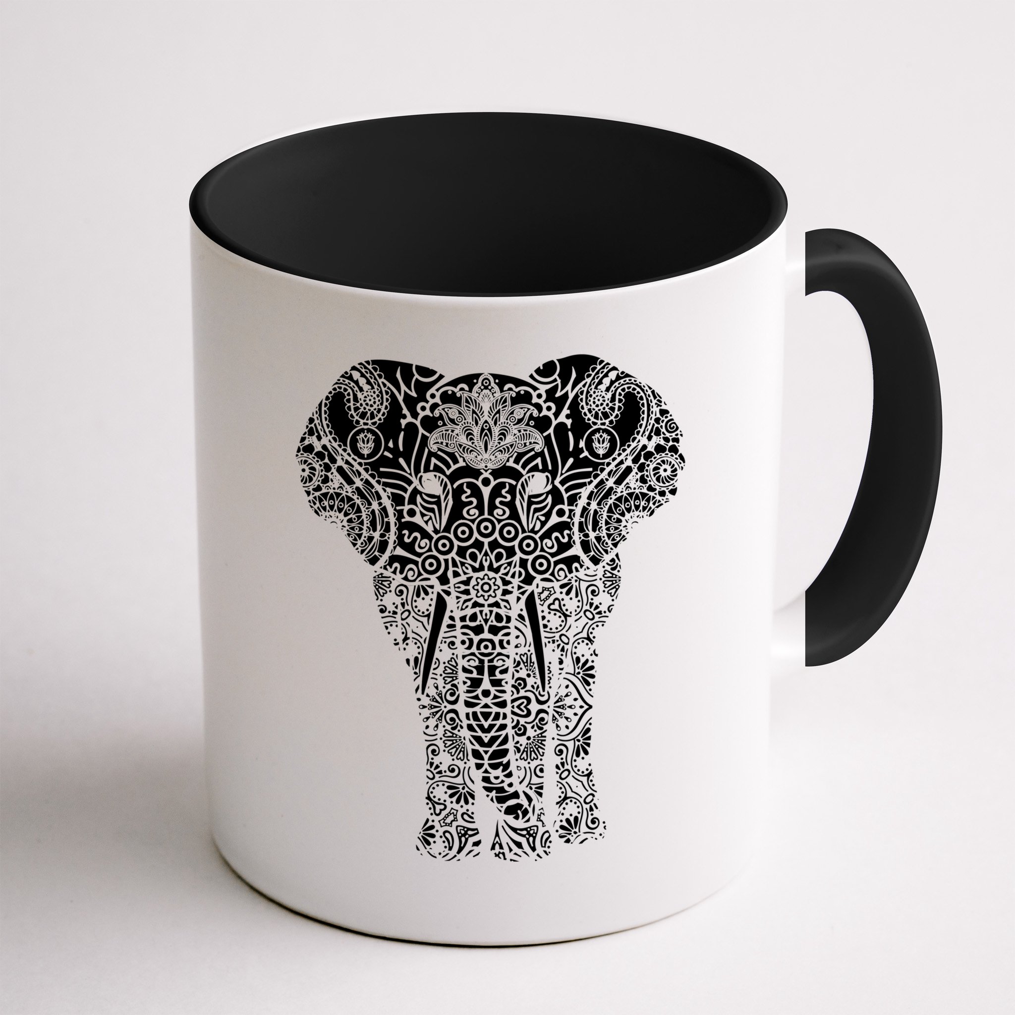 Mandala Elephant Hastin Gaja Pattern Yoga Great Gift Mug